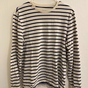 J Crew Men's Striped Long Sleeve Shirt
